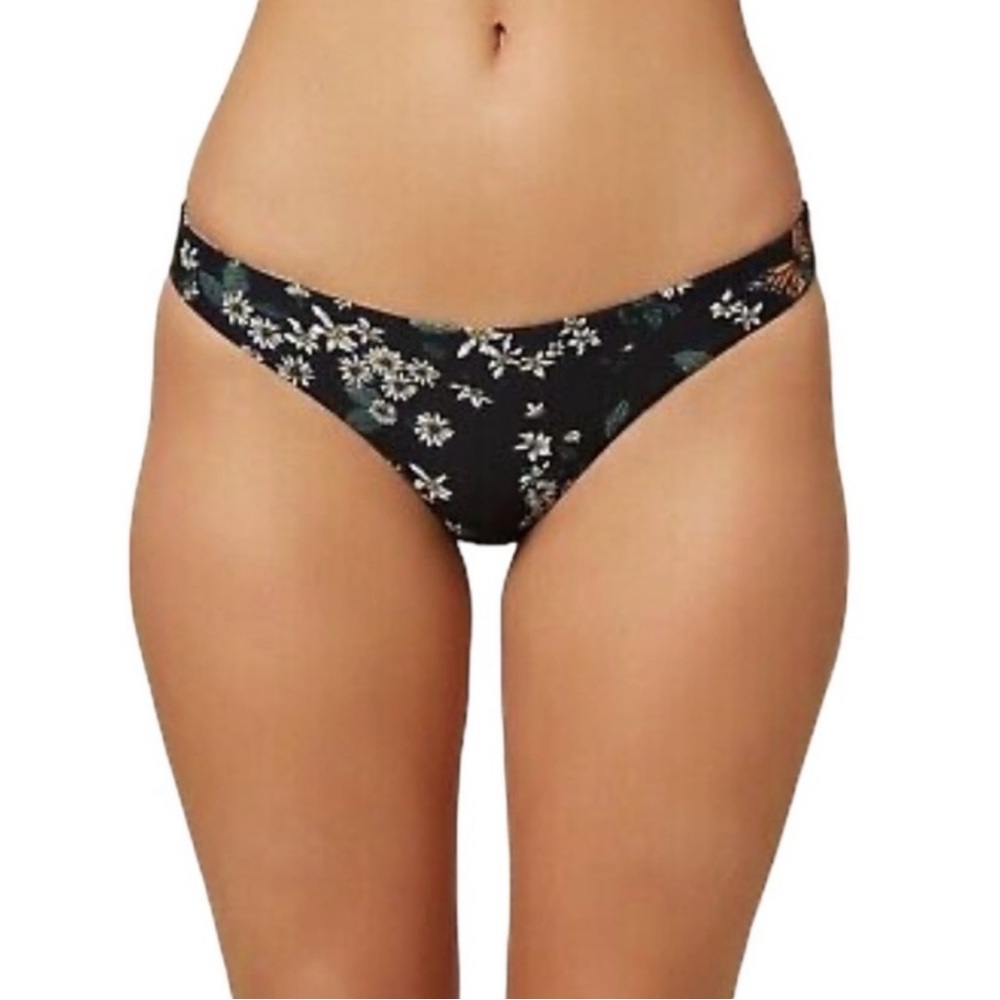 NWT O'Neill Raven Revo‎ Reversible to Horizontal Stripe Classic Bikini Bottoms
